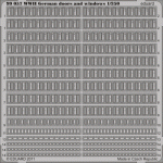 Eduard 99057 WWII German doors and windows 1/350 