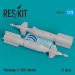 RESKIT RS72-0047 PAVEWAY-II (UK) BOMB (2 PCS) 1/72