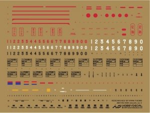 HobbyDecal ST48011V2 A6M Zero Stencils ver 2 1/48