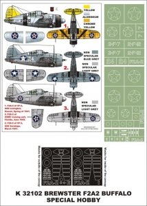 Montex K32102 F2A-2 Buffalo 1/32