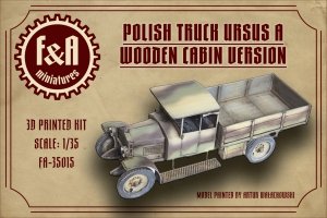 F&A Miniatures FA-35015 Ursus A drewniana kabina 1/35