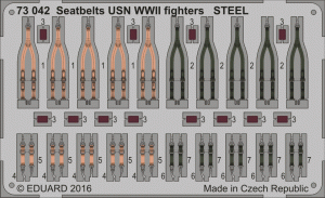 Eduard 73042 Seatbelts USN WWII fighters STEEL 1/72