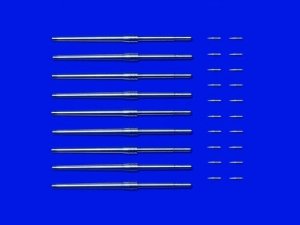Tamiya 12643 Metal 46cm Gun Barrels / Projectiles 1/350