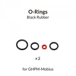Gaahleri 41079 Mobius Black O-Rings only for Premium GHPM-Mobius