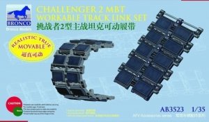 Bronco AB3523 Challenger 2 MBT Workable Track Link Set 1/35