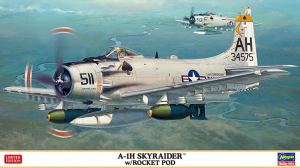 Hasegawa 02466 A-1H Skyraider w/ Rocket pod Limited Edition 1/72