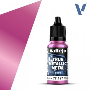 Vallejo 77127 Crimson Magenta - True Metallic Metal - Base 18ml