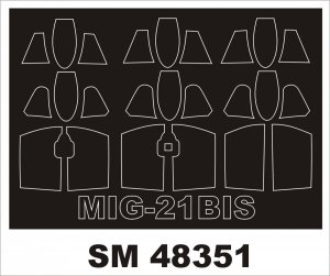 Montex SM48351 MiG-21 Bis EDUARD
