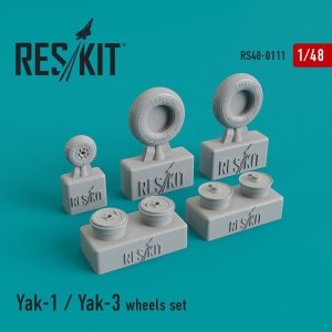 RESKIT RS48-0111 Yak-1 / Yak-3 wheels set 1/48