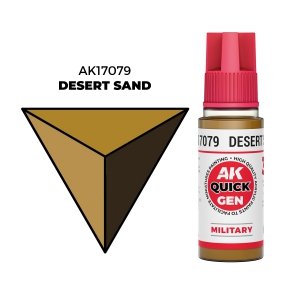 AK Interactive AK17079 DESERT SAND – QUICK GEN COLOR 18ml