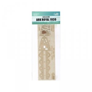 Wood Hunter W35073 Wooden Deck & chain Ark Royal 1939 for Merit Kit 65307 1/350