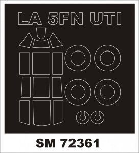 Montex SM72361 La-5FN UTI for KP 1/72