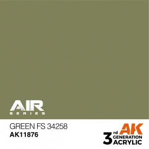 AK Interactive AK11876 GREEN FS 34258 – AIR 17 ml