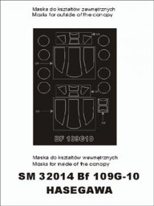Montex SM32014 Bf - 109 G10 HASEGAWA