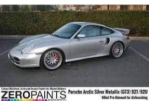 Zero Paints ZP-1031-Y90 Porsche Arctic Silver Metallic (GT3) 92T/92U 60ml