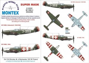 Montex K32161 Bf 109E-3 1/32
