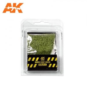 AK Interactive AK8155 BIRCH LIGHT GREEN LEAVES 28MM  1/72