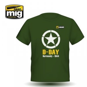 AMMO of Mig Jimenez 8029L D-DAY T-SHIRT ( rozmiar , size L)