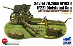 Bronco CB35045 Soviet 76.2mm M1936 (F22) Divisional Gun (1:35)