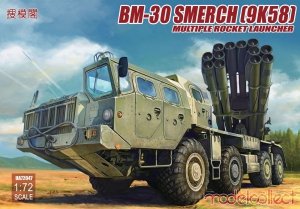 Modelcollect UA72047 BM-30 Smerch (9K58) Multiple Rocket Launcher 1/72