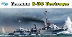 Dragon 1064 German Z-26 Destroyer (1:350)