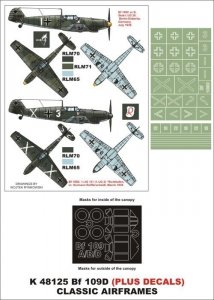 Montex K48125 Bf 109D 1/48