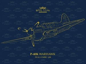 Eduard R0024 Curtiss P-40 K Warhawk - Dual Combo / The Royal Class 1/48