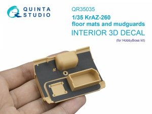 Quinta Studio QR35035 KrAZ-260 floor mats and mudguards (HobbyBoss) 1/35