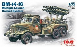 ICM 72581 BM-14-16, Multiple Launch Rocket System on ZiL-157 base (1:72)