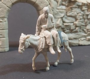 Panzer Art FI35-241 Wounded fallschirmjager on a donkey 1/35