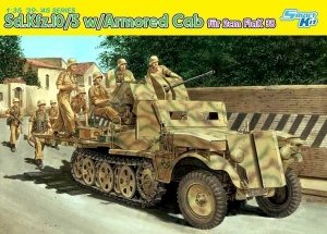 Dragon 6677 Sd.Kfz.10/5 w/Armor Cab fur 2cm FlaK 38 (1:35)