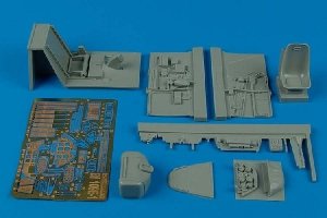 Aires 2103 Bf 109E-1 cockpit set 1/32 Eduard