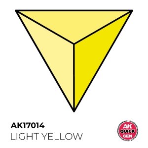 AK Interactive AK17014 LIGHT YELLOW – QUICK GEN COLOR 18ml