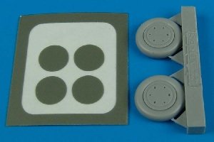 Aires 7244 F-8 Crusader wheels & paint masks 1/72