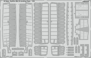 Eduard 325003 Spitfire Mk. Vb landing flaps KOTARE 1/32