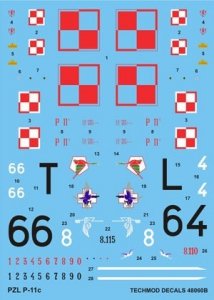 Techmod 48060 - PZL P.11c (1:48)