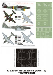Montex K32058 Me-262A-1a 1/32