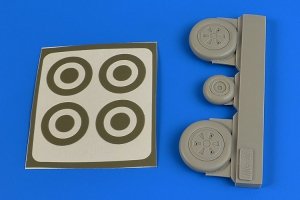 Aires 4694 MiG-21 wheels & paint masks 1/48 EDUARD