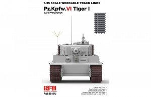 Rye Field Model 5017U TIGER I LATE PRODUTION WORKABLE TRACK LINKS 1/35