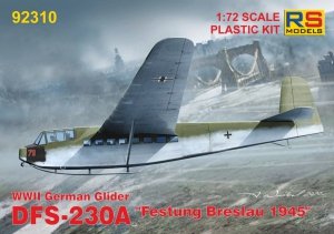 RS Models 92310 DFS-230A Festung Breslau 1945 1/72