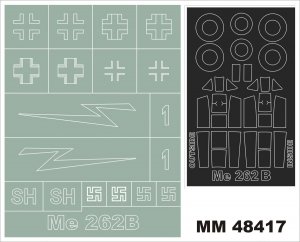 Montex MM48417 Me-262B-1a HOBBY BOSS 80378 1/48