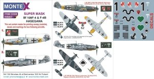 Montex K48207 Bf 109F-4 & F-4B 1/48