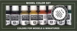Vallejo 70136 Model Color Set Transparent Colors 8 pcs