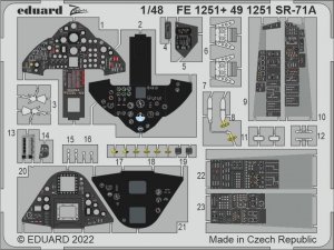 Eduard 491251 SR-71A interior REVELL 1/48