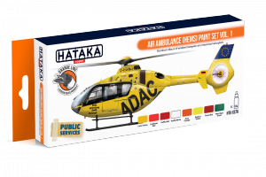 Hataka HTK-CS76 Air Ambulance (HEMS) paint set vol. 1 (8x17ml)