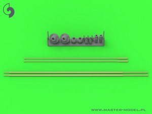 Master GM-16-007 Antena Comrod VHF3088VM - używana na czołgu Leopard 2 A7V oraz innych pojazdach (2 szt.) - wersja PROSTA 1/16