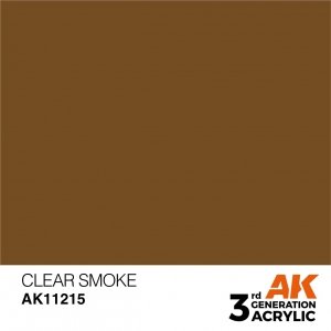AK Interactive AK11215 CLEAR SMOKE – STANDARD 17ml