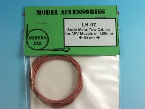 Eureka XXL LH-07 1.50mm x 50cm Metal wire rope, linka holownicza