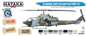 Hataka HTK-BS14 US Marine Corps Helicopters Paint Set (8x17ml)