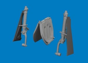 Eduard 6481161 P-51D undercarriage legs PRINT for EDUARD 1/48